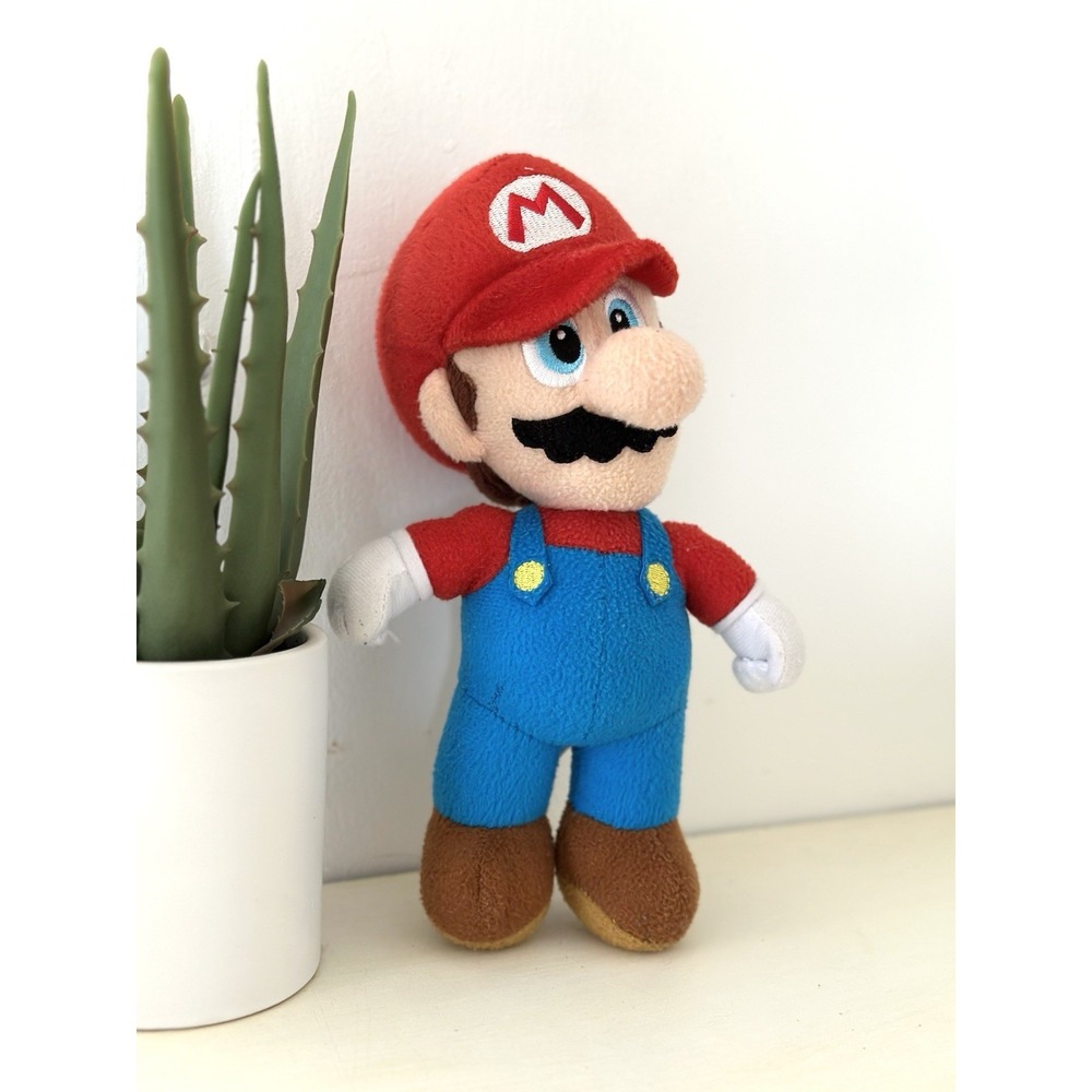 2010 Nintendo Super Mario Bros 10" Plush Toy Doll Red‎ Video Game Stuffed - Picture 2 of 9
